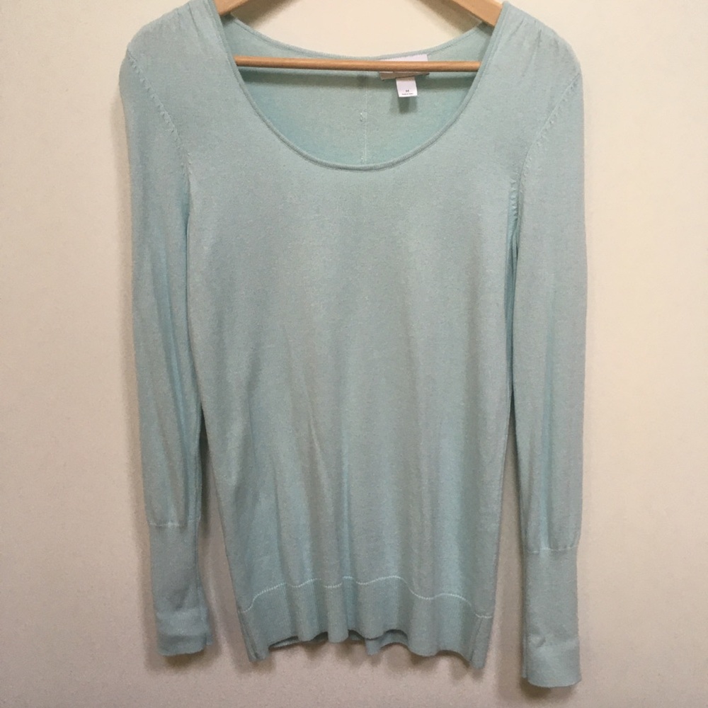 LOFT light blue sweater